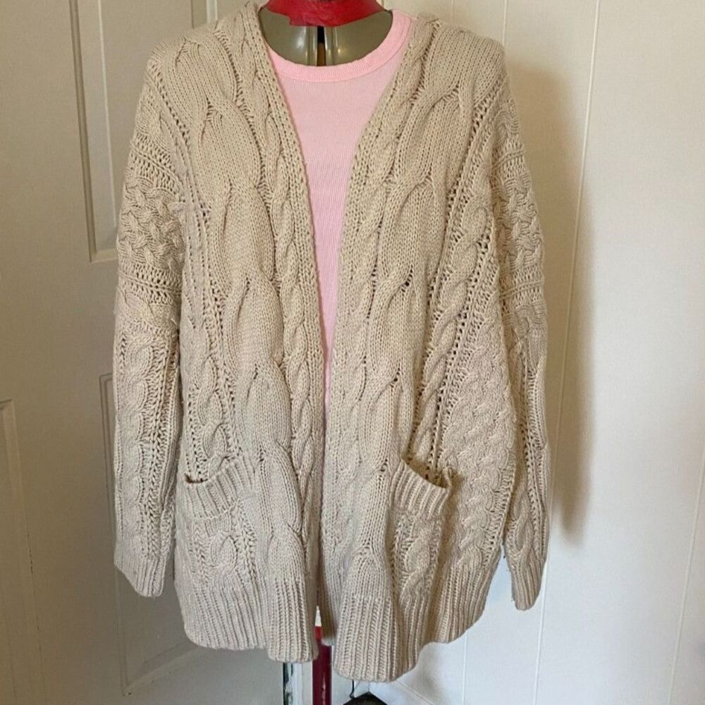 Moon & Madison Oversized 100% Acrylic Cardigan Women Size M